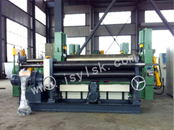 機(ji)械三輥(gǔn)非對稱(cheng)式卷闆(pǎn)機